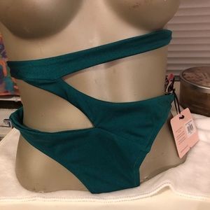 Agent Provocateur Lexxi emerald green bikini bottom only